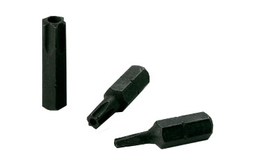 ヘクサロビュラ穴付きいたずら防止ねじ(ピンつき)用ビット(SRXB)(NBK製)